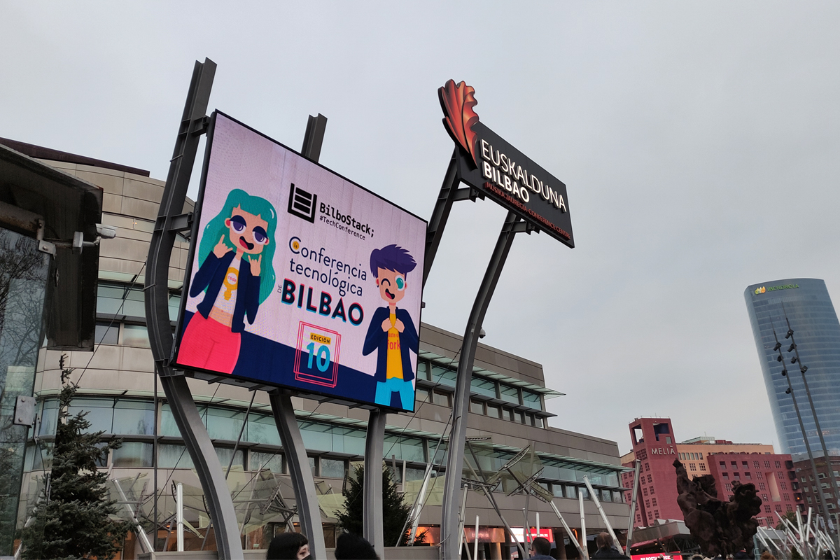 Foto exterior Palacio Euskalduna de Bilbostack 2022