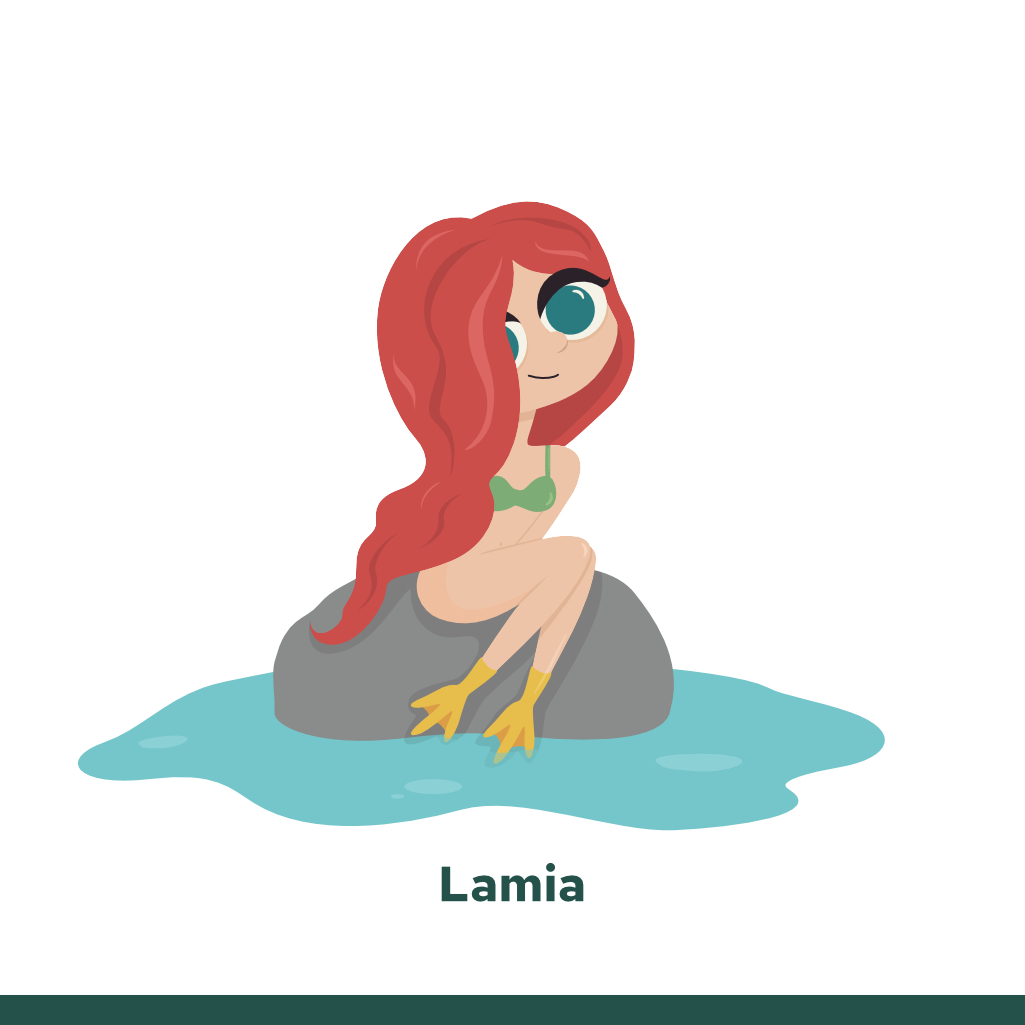 Personaje mitología vasca: Lamia