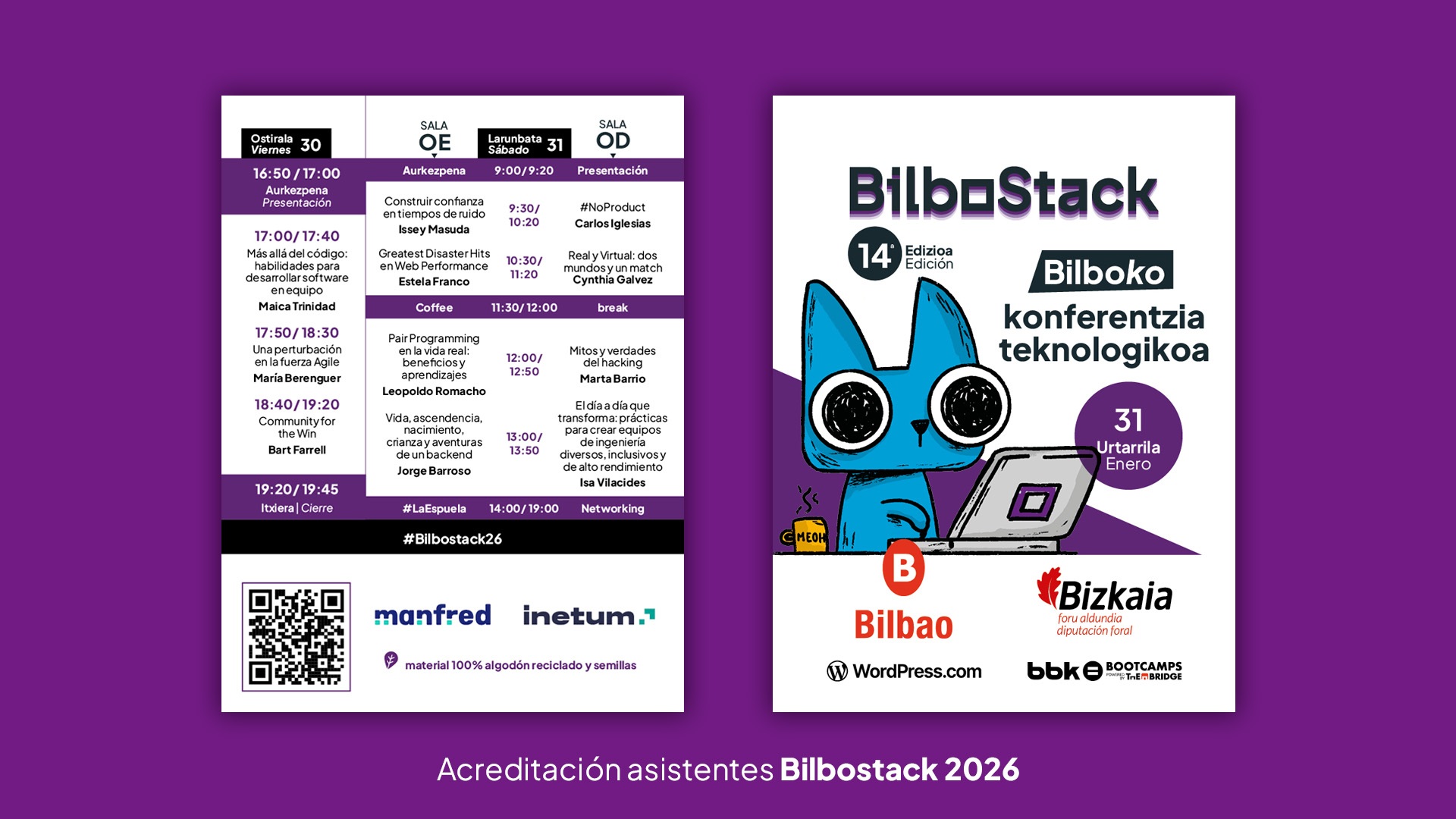 Acreditaciones generales Bilbostack 2026
